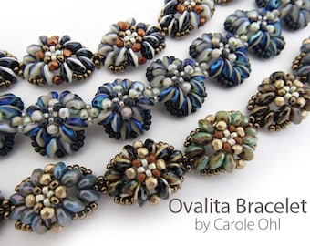 Tutorial para hacer una pulsera Ovalita por Carole Ohl