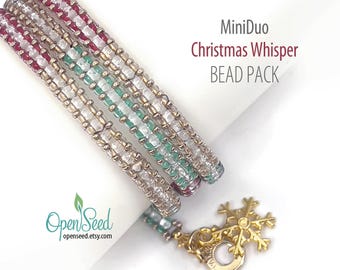 MiniDuo Wrap Bracelet Bead Pack, Tutorial sold separately by Carole Ohl