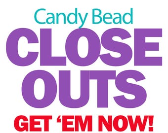Bead Closeout; Candy Cabs