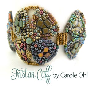 Tristan Cuff Bracelet Tutorial by Carole Ohl