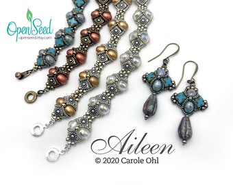 Aileen Bracelet and Earring Tutorial by Carole Ohl