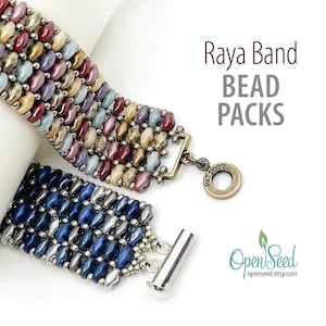 Raya Band Bead Weaving Kit for SuperDuos by Carole Ohl image 1