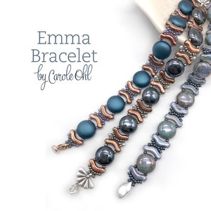 Emma Bracelet Beadweaving Tutorial by Carole Ohl