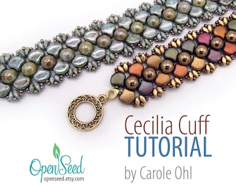 Cecilia Cuff Beadweaving Tutorial by Carole Ohl