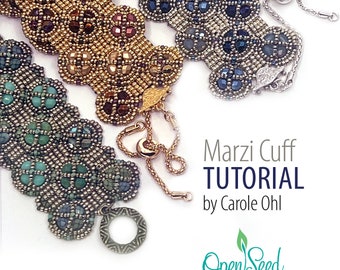 Marzi Cuff Bead Weaving Tutorial by Carole Ohl