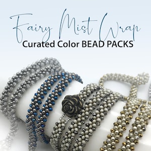 Fairy Mist Easy DIY Bead Weaving Wrap Bracelet Bead Packs, tutorial sold separately