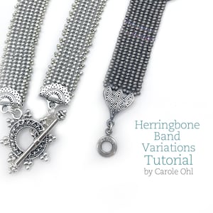 Tutorial de variaciones de banda en espiga por Carole Ohl