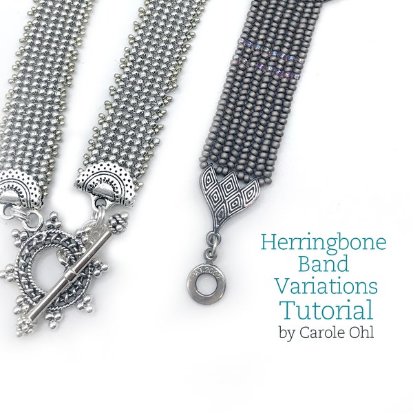 Herringbone Band Variations Tutorial by Carole Ohl