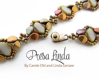 Presa Linda Bracelet Tutorial by Carole Ohl and Linda Genaw