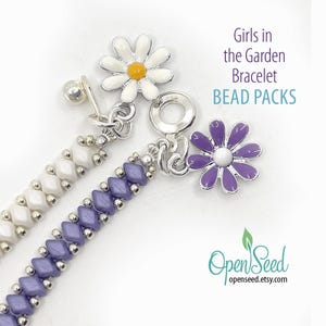 Girls In The Garden Bracelet Bead Packs by Carole Ohl
