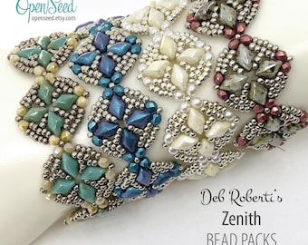 Deb Roberti's ZENITH Bracelet Bead Packs, tutorial sold separately