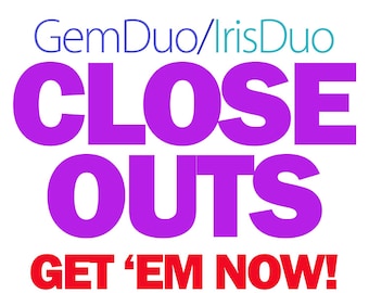 Bead Closeout: GemDuo and IrisDuo Beads