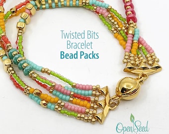Twisted Bits Bracelet Bead Pack by Carole Ohl