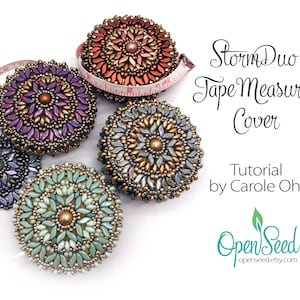 Beaded StormDuo Tape Measure Cover Tutorial by Carole Ohl