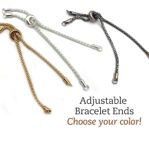 Bolo Adjustable Bracelet Ends