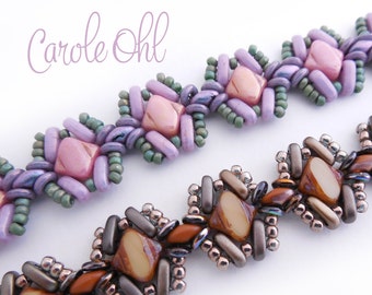 Silky Hugs Bracelet Tutorial by Carole Ohl