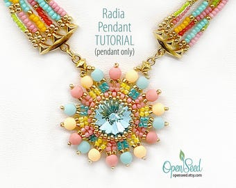 Radia Pendant Tutorial for Jewelry Making by Carole Ohl