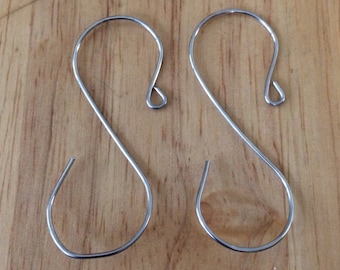 Ganci per ornamenti resistenti – Grandi ganci in oro/ottone, filo da 2" calibro 14, ganci per alberi di Natale resistenti fatti a mano
