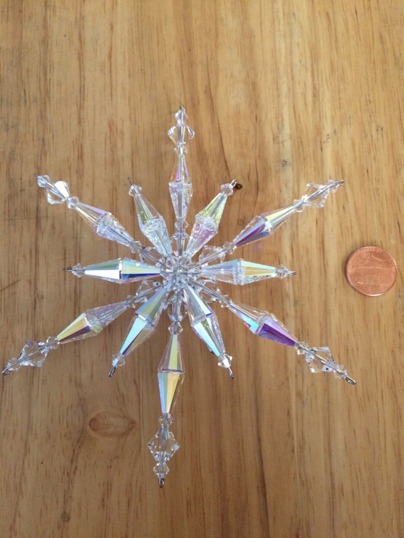 Crystal Tree Topper Tree Topper Crystal Tree Ornament Etsy