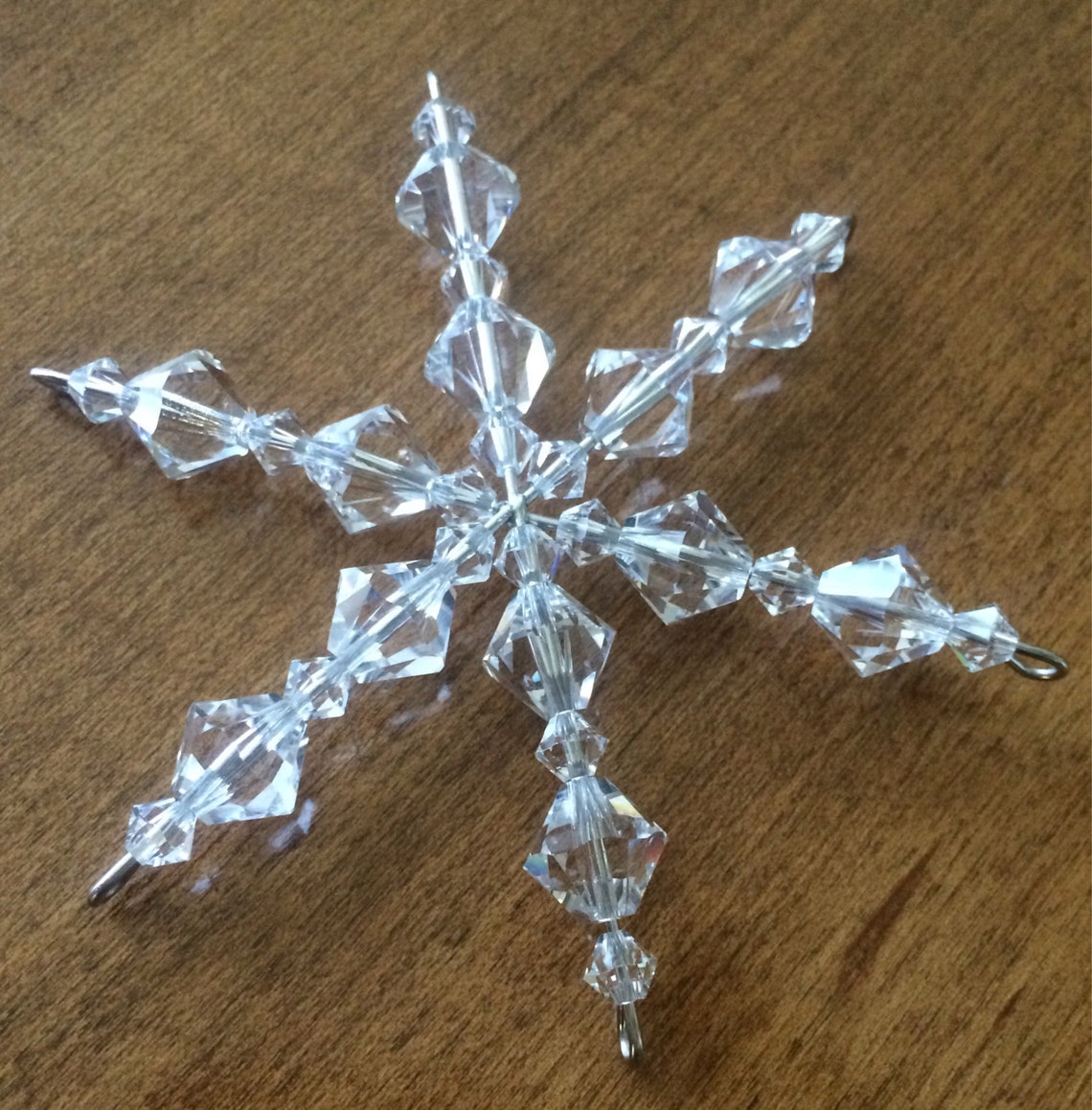 Swarovski Snowflake Ornament Swarovski Crystal Snowflake Etsy