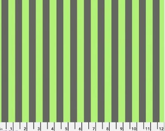FreeSpirit Fabrics Linework, Tula Pink's True Colors Neon Tent Stripe Karma Quilt Binding