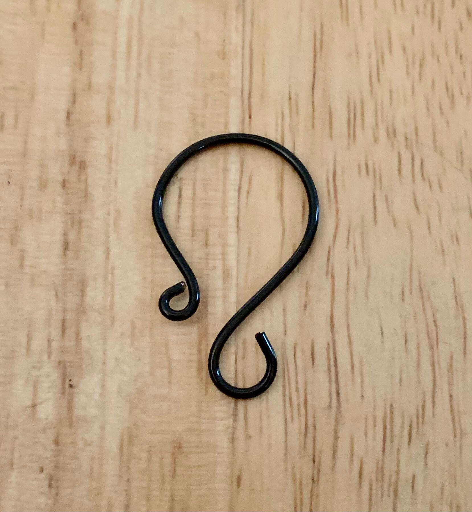 Handmade Mini SILVER Ornament Hooks 20 Gauge Wire Hooks 0.75 