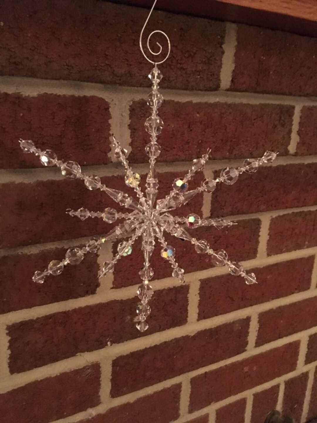 Large Crystal Tree Topper Lg Tree Topper Lg Crystal Tree Etsy