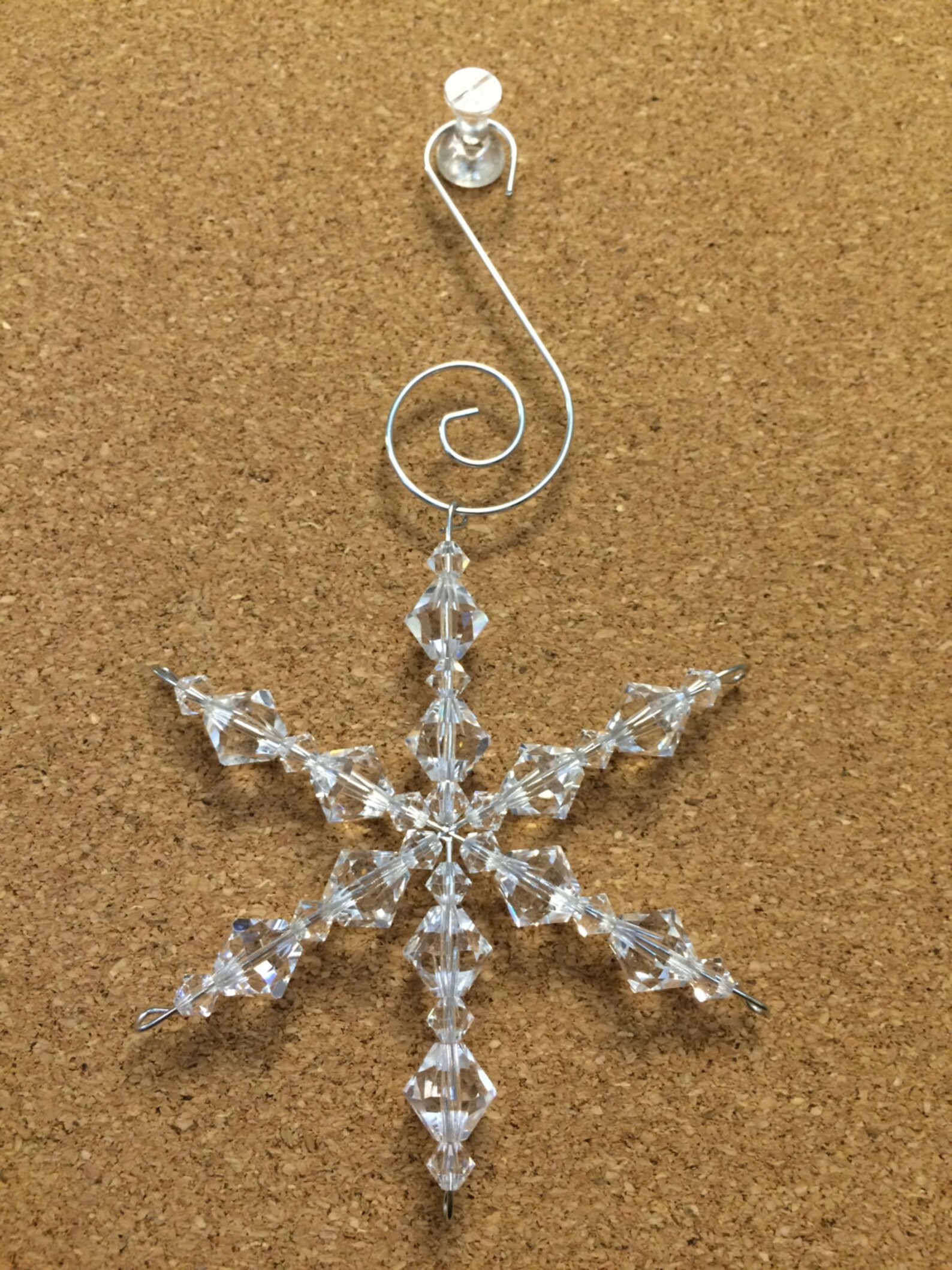 Swarovski Snowflake Ornament Swarovski Crystal Snowflake Etsy
