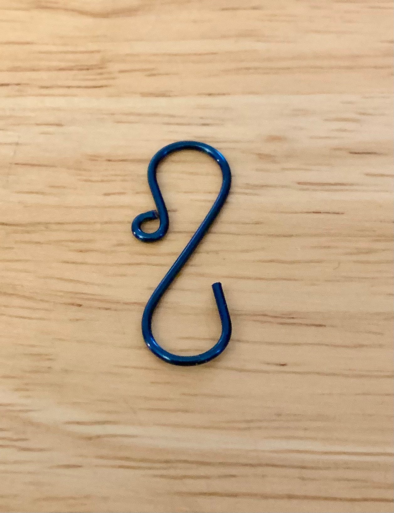 Handmade BLUE ornament hooks 1 18g wire heavy duty Etsy