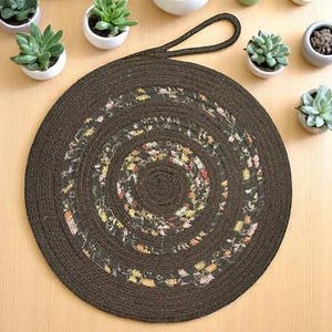 Fabric Wrapped Rope Trivet