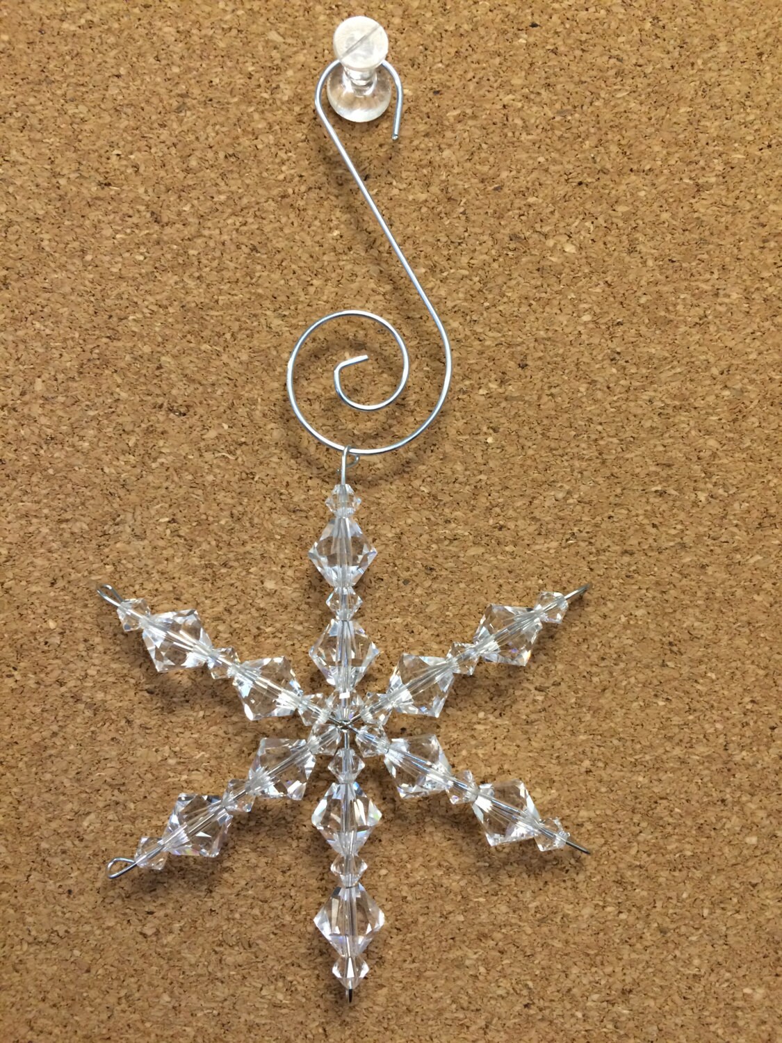 Swarovski Snowflake Ornament Swarovski Crystal Snowflake Etsy
