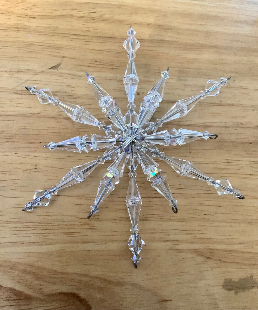 Crystal Tree Topper Tree Topper Crystal Tree Ornament Etsy