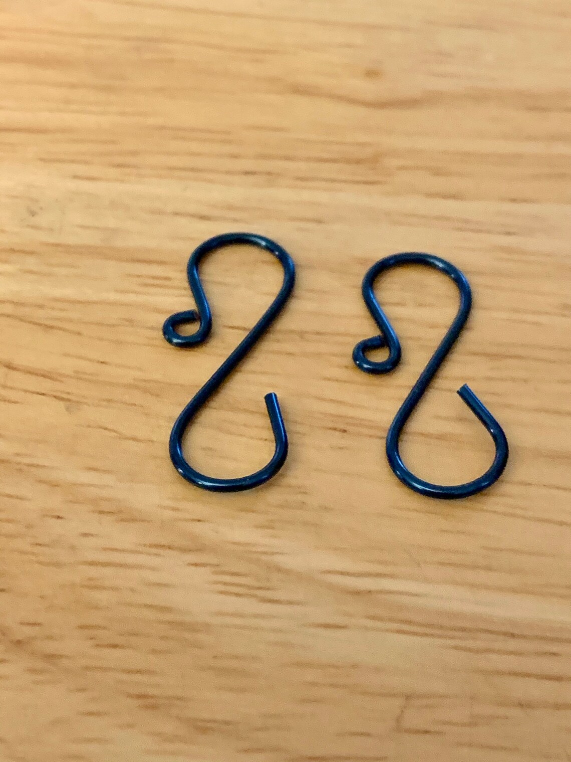 Handmade BLUE ornament hooks 1 18g wire heavy duty Etsy