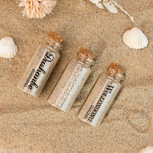 Travel Sand Memory Bottle Destination, Couple Beach Ideas Gift, Unique Honeymoon Sand Keepsake, Custom Honeymoon Sand Bottle, Wedding Gift