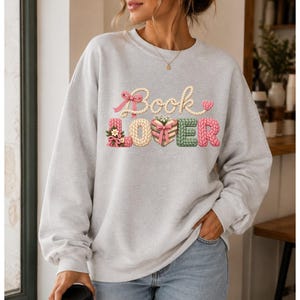 Book Lover PNG, Knitted Bookish PNG, Cozy Reading PNG, Book Nerd Png, Cute Reader Sublimation Design, Yarn Book Png