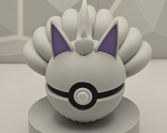 Decor Statement Model Pokeball Gaming Figure 3D Printed Collectible Display Fan Art Geek Decor Nerd Room Gamer Setup Unique Gift