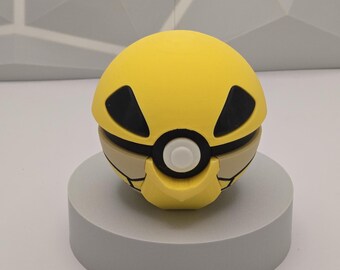 Pokemon Anime Decor Ball Set for Nerds and Gamers, 3D Printed Figures as Gift Idea, Stylish Collector Display for Shelf