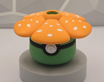 Decor Highlight Model Pokeball Gaming Figure 3D Printed Collectible Display Fan Art Geek Decor Nerd Room Gamer Setup Unique Gift