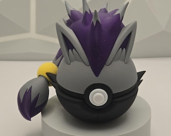 Decor Home Gift Pokeball Gaming Figure 3D Printed Collectible Display Model Fan Art Geek Decor Nerd Room Gamer Setup Unique