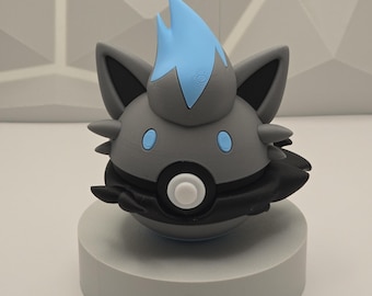 Decor Gift Idea Pokeball Gaming Figure 3D Printed Collectible Display Model Fan Art Geek Decor Nerd Room Gamer Setup Unique