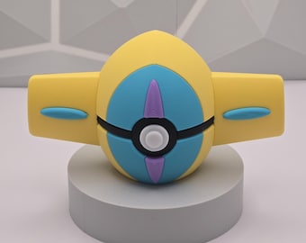 Gaming Office Figure Pokeball Decor 3D Printed Collectible Display Model Fan Art Geek Decor Nerd Room Gamer Setup Unique Gift