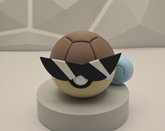 Pokemon Anime Decor Ball Set for Gamers and Collectors, 3D Printed Figures as Gift Idea, Modern Collector Display for Shelf