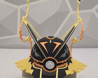 Desk Decor Figure Pokeball Gaming Model 3D Printed Collectible Display Fan Art Geek Decor Nerd Room Gamer Setup Unique Gift