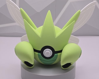 Model Decor Gaming Pokeball Figure 3D Printed Collectible Display Fan Art Geek Decor Nerd Room Gamer Setup Unique Gift