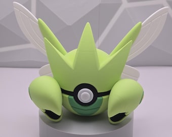 Model Decor Gaming Pokeball Figure 3D Printed Collectible Display Fan Art Geek Decor Nerd Room Gamer Setup Unique Gift