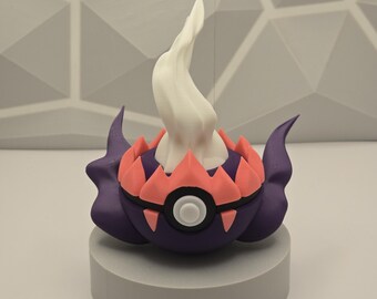 Home Style Decor Figure Pokeball Gaming 3D Printed Collectible Display Model Fan Art Geek Decor Nerd Room Gamer Setup Unique Gift