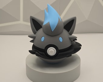 Decor Gift Idea Pokeball Gaming Figure 3D Printed Collectible Display Model Fan Art Geek Decor Nerd Room Gamer Setup Unique