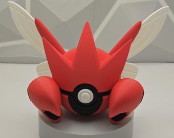 Model Gaming Figure Pokeball Decor 3D Printed Collectible Display Fan Art Geek Decor Nerd Room Gamer Setup Unique Gift