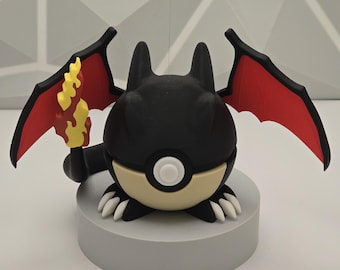 Pokemon Anime Decor Ball Set for Gamers and Nerds, 3D Printed Figures as Gift Idea, Stylish Display for Shelf and Room