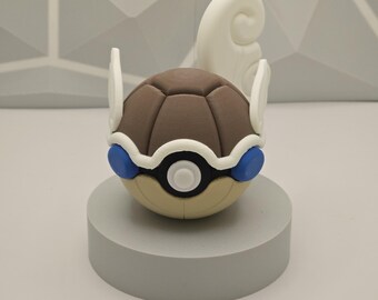 Pokemon Anime Decor Ball Set for Nerds and Collectors, 3D Printed Figures as Gift Idea, Stylish Display for Shelf